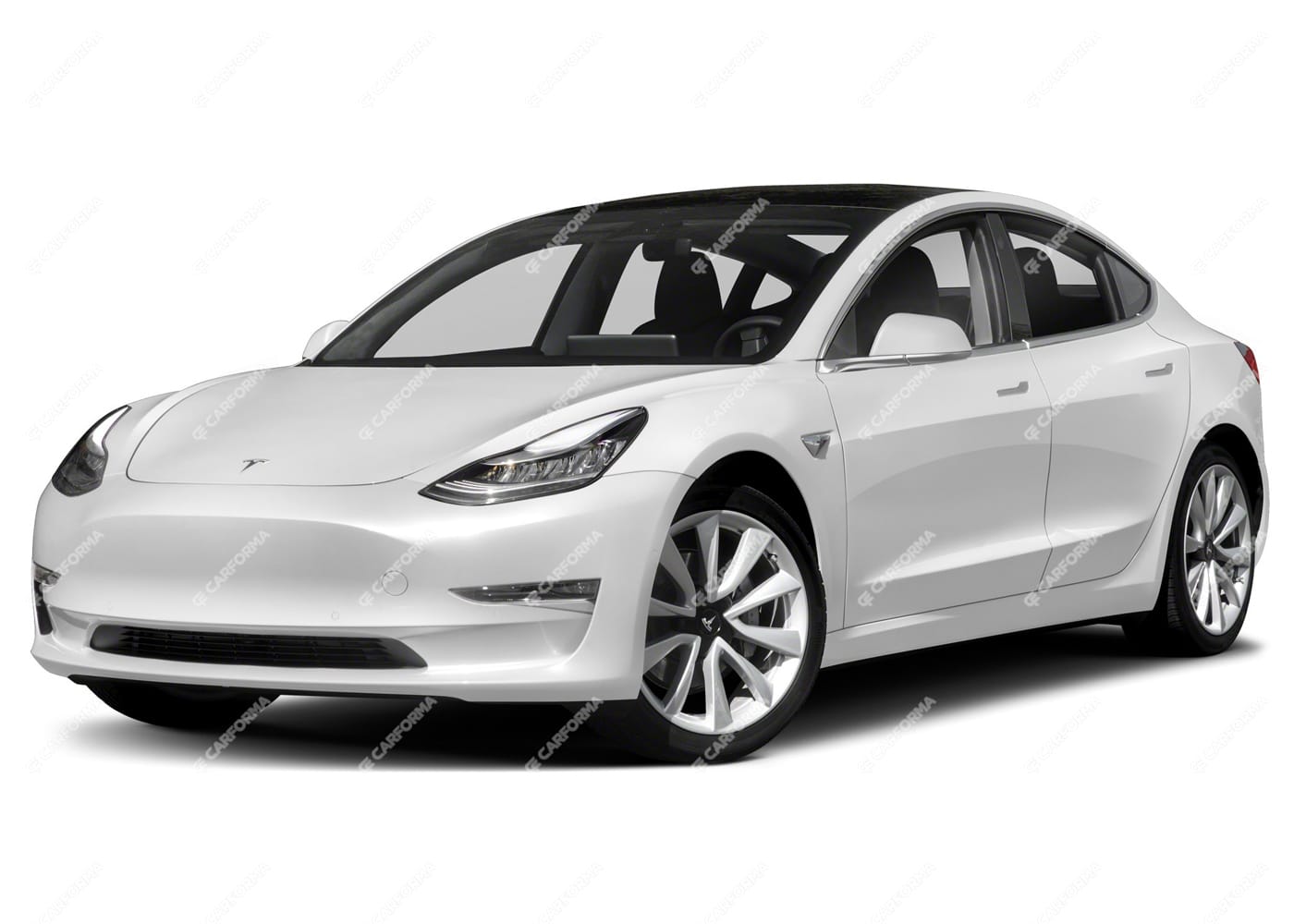 Ворсовые коврики на Tesla Model 3 2017 - 2025