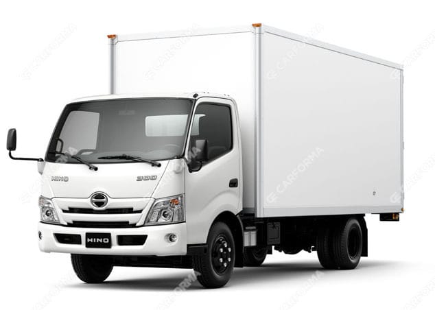 Ворсовые коврики на Hino 300 II широкая кабина 2011 - 2025