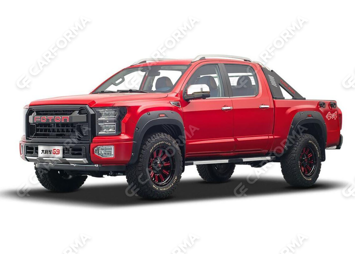 Коврики на Foton Tunland G9 2021&nbsp;-&nbsp;2026 на заказ с доставкой в Чебаркуль, Челябинская обл.