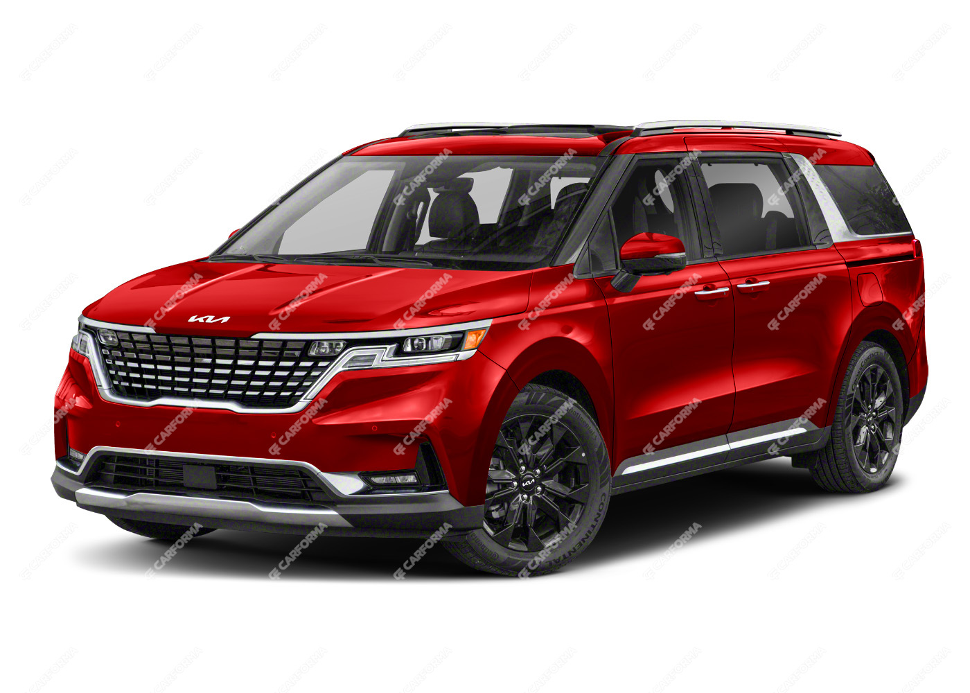 Ворсовые коврики на KIA Carnival IV 11 мест 2020 - 2025