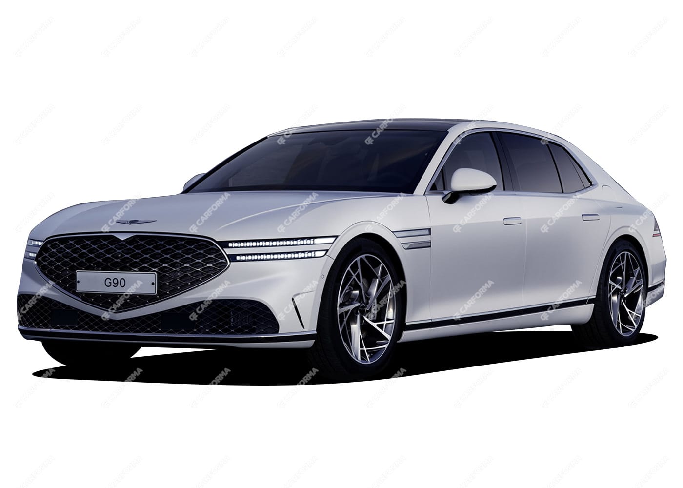 Ворсовые коврики на Genesis G90 II 2021 - 2025