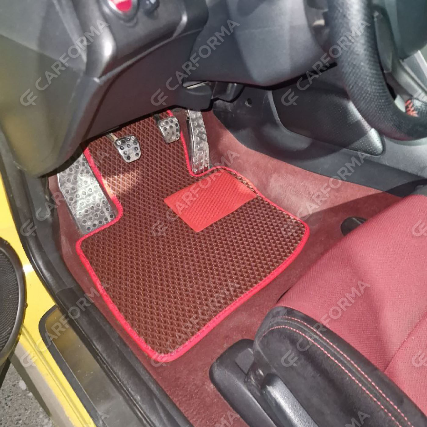 Ворсовые коврики на Honda Civic VIII 3d 2006&nbsp;-&nbsp;2011 в Нижнем Тагиле