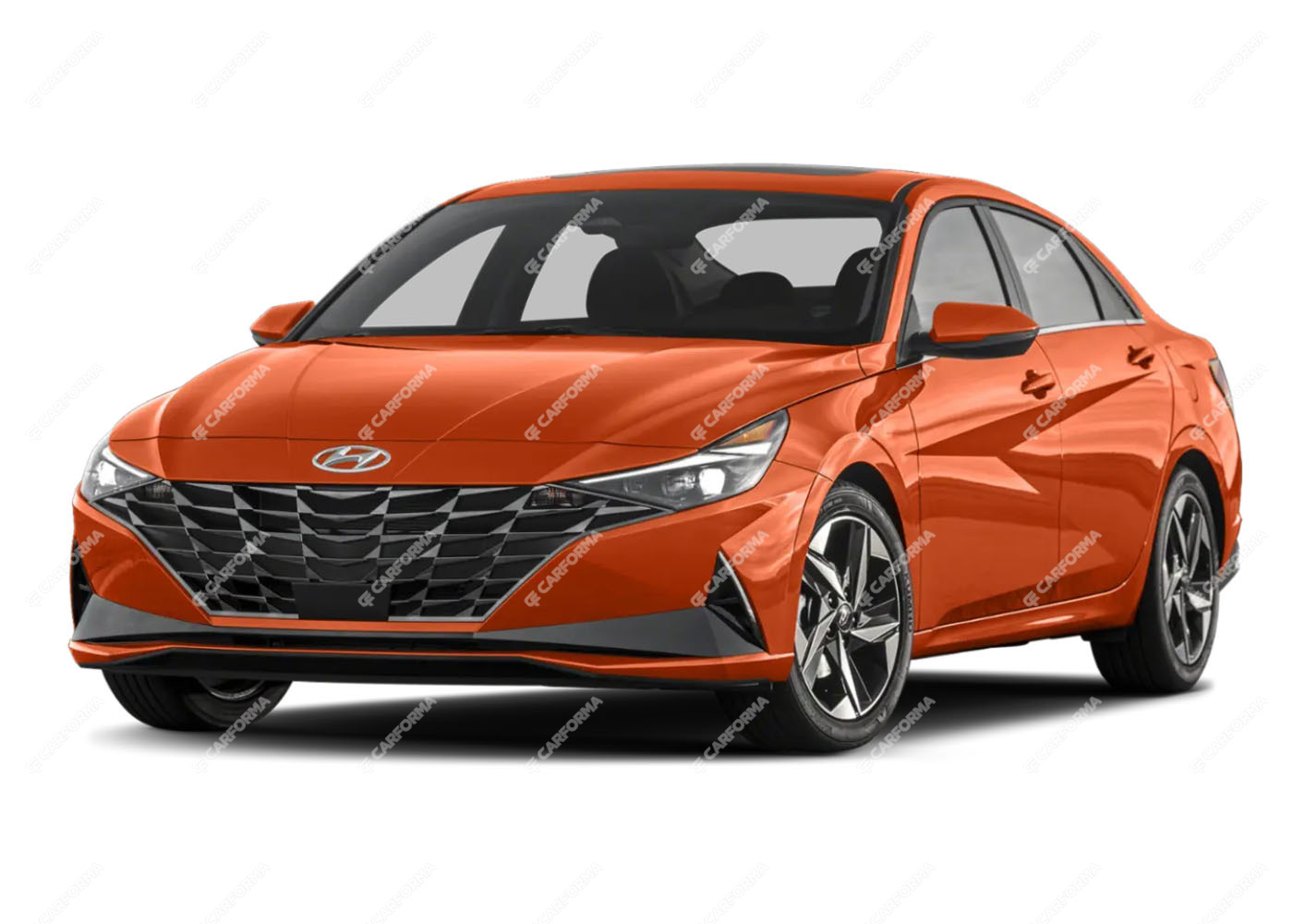 Ворсовые коврики на Hyundai Elantra 7 (CN7) 2020 - 2025