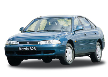 Ворсовые коврики на Mazda 626 1991 - 1997 в Нижнем Тагиле