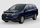 Ворсовые коврики на Honda Pilot III 2015 - 2022 в Нижнем Тагиле
