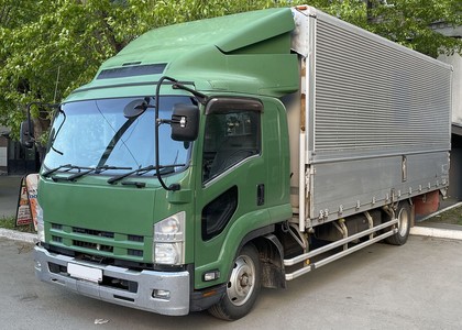 Ворсовые коврики на Isuzu Forward V широкая кабина 2007 - 2025 в Нижнем Тагиле