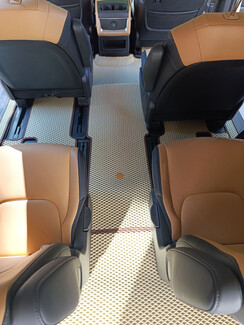 Ворсовые коврики на KIA Carnival IV 9 мест 2020 - 2025 в Нижнем Тагиле