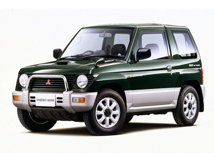 Ворсовые коврики на Mitsubishi Pajero Mini I 1994 - 1998 в Нижнем Тагиле