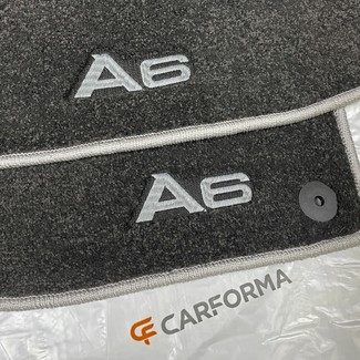 Ворсовые коврики на Audi A6 (C6) 2004 - 2011 в Нижнем Тагиле