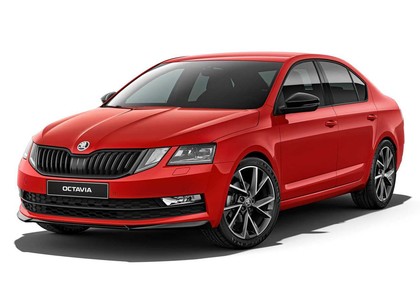 Ворсовые коврики на Skoda Octavia A7 2013 - 2020 в Нижнем Тагиле