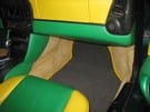 Ворсовые коврики на Porsche Boxster (986) 1996 - 2004 в Нижнем Тагиле