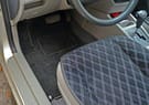 Ворсовые коврики на KIA Cerato I 2004 - 2008 в Нижнем Тагиле