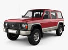 Ворсовые коврики на Nissan Patrol (Y60) 1987 - 1997 в Нижнем Тагиле