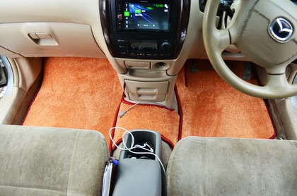 Ворсовые коврики на Mazda Premacy I 1999 - 2005 в Нижнем Тагиле