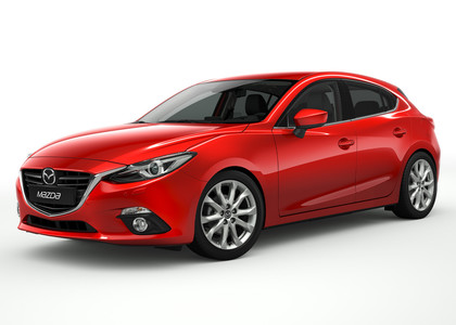 Ворсовые коврики на Mazda Axela III 2013 - 2019 в Нижнем Тагиле