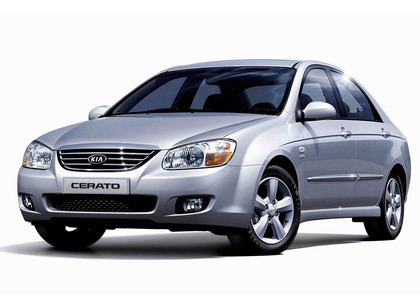 Ворсовые коврики на KIA Cerato I 2004 - 2008 в Нижнем Тагиле