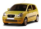 Ворсовые коврики на KIA Picanto I 2004 - 2011 в Нижнем Тагиле