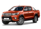 Ворсовые коврики на Toyota Hilux VIII 2015 - 2025 в Нижнем Тагиле
