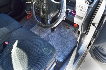 Ворсовые коврики на Toyota Bb I 2000 - 2005 в Нижнем Тагиле