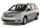 Ворсовые коврики на Toyota Sienna II 2003 - 2010 в Нижнем Тагиле