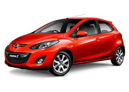 Ворсовые коврики на Mazda 2 2007 - 2015 в Нижнем Тагиле