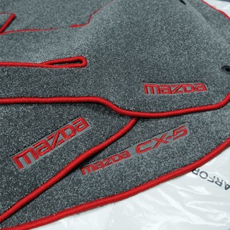 Ворсовые коврики на Mazda CX5 II 2016 - 2025 в Нижнем Тагиле