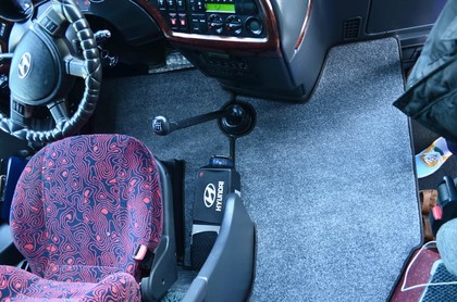 Ворсовые коврики на Hyundai Universe Space Luxury  в Нижнем Тагиле