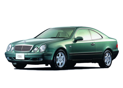 Ворсовые коврики на Mercedes CLK (C208) 1996 - 2003 в Нижнем Тагиле