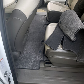 Ворсовые коврики на KIA Carnival IV 9 мест 2020 - 2025 в Нижнем Тагиле
