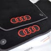 Ворсовые коврики на Audi S8 (D4) 2011 - 2017 в Нижнем Тагиле