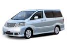 Ворсовые коврики на Toyota Alphard (H10) 2002 - 2008 в Нижнем Тагиле