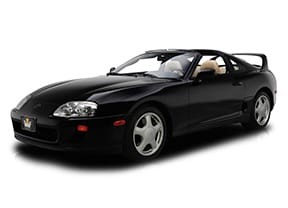 Ворсовые коврики на Toyota Supra (A80) 1993 - 2002 в Нижнем Тагиле