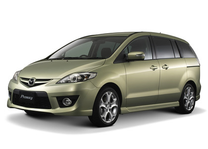 Ворсовые коврики на Mazda Premacy II 2005 - 2010 в Нижнем Тагиле