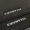 Ворсовые коврики на KIA Cerato I 2004 - 2008 в Нижнем Тагиле