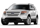 Ворсовые коврики на Ford Explorer V 2010 - 2019 в Нижнем Тагиле