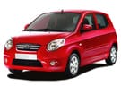 Ворсовые коврики на KIA Picanto I 2004 - 2011 в Нижнем Тагиле