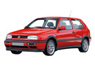Ворсовые коврики на Volkswagen Golf 3 1991 - 1998 в Нижнем Тагиле