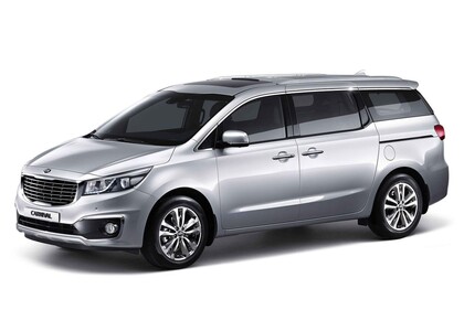 Ворсовые коврики на KIA Carnival III 7 мест 2014 - 2021 в Нижнем Тагиле