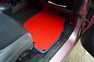 Ворсовые коврики на Honda Fit I 2001 - 2007 в Нижнем Тагиле