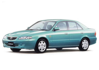 Ворсовые коврики на Mazda Capella VII 1997 - 2002 в Нижнем Тагиле