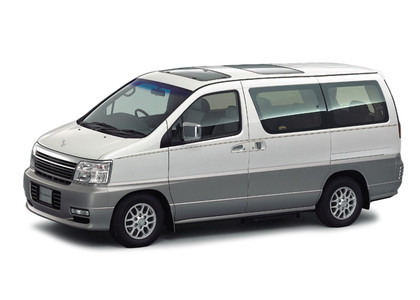 Ворсовые коврики на Nissan Elgrand (E50) 1997 - 2002 в Нижнем Тагиле