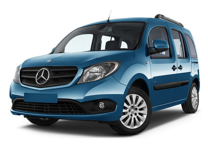 Ворсовые коврики на Mercedes Citan (W415) 2012 - 2020 в Нижнем Тагиле