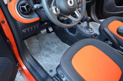 Ворсовые коврики на Smart Fortwo (C453) 2014 - 2025 в Нижнем Тагиле