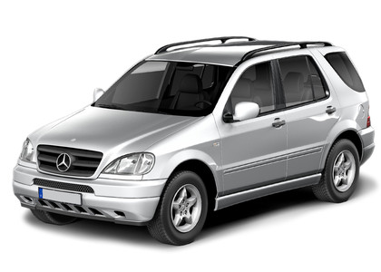 Ворсовые коврики на Mercedes ML (W163) 1997 - 2005 в Нижнем Тагиле